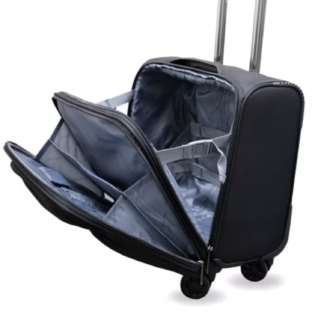 American Tourister Black Rolling Travel Bag - Picture 5 of 16